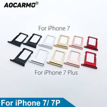 Aocarmo Aluminum Metal Nano Sim Card Tray Slot Holder With Rubber Gasket For Iphone 7 7p 7 Plus Replacement Buy Cheap In An Online Store With Delivery Price Comparison Specifications Photos