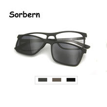 Ultem-gafas de sol magnéticas para hombre, lentes de sol polarizadas con Clip para dama, cuadradas, UV400, alta calidad 2024 - compra barato