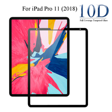Glass Protector For ipad pro 11, 10D Full Cover Black Glass Films For iPad Pro  11 2018 Screen Protector 2024 - buy cheap