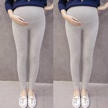 Брюки для беременных Одежда для беременных женские брюки однотонные и тонкие брюки для беременных брюки с высокой талией 2024 - купить недорого