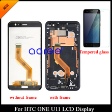 Pantalla LCD de grado AAA para HTC U11, montaje de digitalizador táctil, 100%, U-3w, U-1w, U-3u 2024 - compra barato