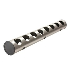 Wall Mounted Stainless Steel Wine Bottle Holder Bar Rack Display Storage Organizer, 8 Holes for 7mm Dia Bottle(00032-8)