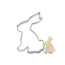 Rabbit Fondant Cutter Toy Kitchen Sale Egg Mold Biscuit Cookie Biscuit Stamp Tools Fondant  For Kitchen Stainless Steel Shop 2024 - buy cheap