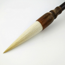 Pincel en forma de tolva para caligrafía, pluma de escritura de pelo de lana suave Extra grande para pintura tradicional china, para principiantes 2024 - compra barato