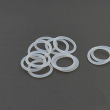 3 piezas de silicona o-ring alambre blanco diámetro 5mm VMQ sello OD 110mm-155mm alto resistencia a la temperatura nivel de contacto de alimentos Goma 2024 - compra barato