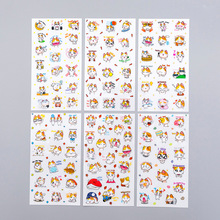 6 pcs/lot Cute Diary Japanese Stationery Stickers Journal Kawaii Cat Handmade Scrapbooking Decorative Paper Sticker 2024 - buy cheap