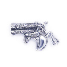 1pc Newest Cool Design Hand Gun Pendant 316L Stainless Steel Jewelry Men Boys Punk Style Pendant 2024 - buy cheap