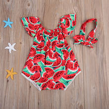 Newborn Baby Girls Clothes Cute Baby Girl  Watermelon Romper Jumpsuit Outfits Playsuit Baby Summer Clothes 2024 - buy cheap