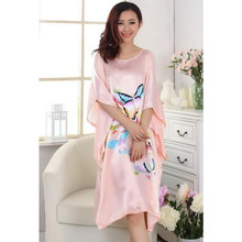 Горячая Распродажа, женский халат, летнее китайское женское кимоно, банная рубашка, ночная рубашка, один размер, женская пижама W4S0078 2024 - купить недорого