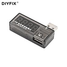 DIYFIX-probador USB de cargador, probador Digital de batería de teléfono móvil, Detector USB, medidor de corriente de voltaje, Detector de amperímetro, indicador 2024 - compra barato
