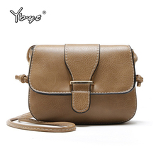 YBYT brand 2018 vintage casual women satchels PU leather saddle bag ladies party purse shoulder female messenger crossbody bags