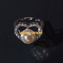 925 Sterling Silver FREE SHIPPING Fashion Freshwater Pearl Ring, Beautiful Finger Wedding/Bridal/Engagement Jewelry 3 PCS/LOT 2024 - buy cheap