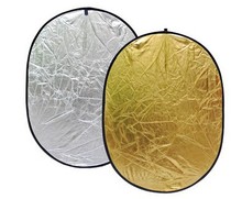 Disco reflector de luz plegable 2 en 1, 60x90CM, redondo, Flash, estudio fotográfico, plata, oro, Envío Gratis, venta al por mayor 2024 - compra barato