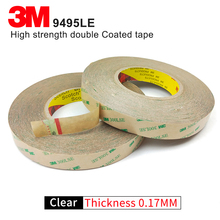 100% Original 3M 9495LSE Double faces transparent adhesive tape/10mm*55M/we can offer you other size 2024 - купить недорого