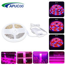 5M LED Grow Light Lamp For Plants 5050 LED Strip Full Spectrum Grow LED Phytolamp Plant Light With Power Adapter Touch Switch 2024 - buy cheap