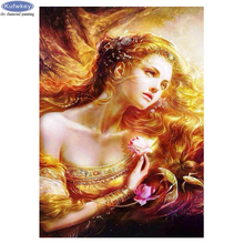 full drill square diamond painting Beauty fairy picture of rhinestones embroidery 5d diy paint with diamonds mosaic cross stitch 2024 - buy cheap