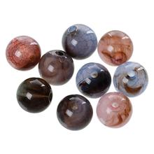 DoreenBeads Acrylic Spacer Beads Round At Random Crack Pattern About 10.0mm( 3/8") Dia, Hole: Approx 1.9mm, 20 PCs Hot new 2024 - buy cheap