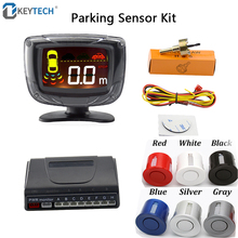 Okeytech-sensor de estacionamento com radar, ultrassônico, para automóveis, 22mm, display lcd, retroiluminação 2024 - compre barato