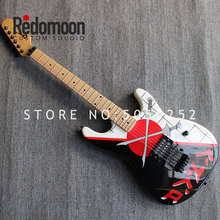 Fábrica de cordas de guitarra personalizada 6 charvel guitarra elétrica com maple fingerboard hardwares de ouro instrumento musical loja 2024 - compre barato
