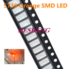 100 шт. LED 5630 5730 SMD чип оранжевый 0,2 Вт поверхностное крепление SMT супер яркий светодиод лампы электроники компоненты 2024 - купить недорого