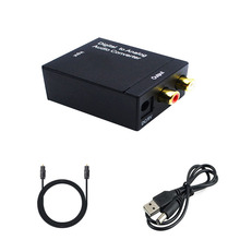 50pcs/lot Digital Optical Coaxial Toslink Signal To Analog Audio Converter Adapter RCA Digital To Analog Audio Converter Adapter 2024 - buy cheap