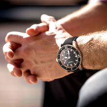 Мужские часы для дайвинга Reef Tiger/RT с датой, супер розовое золото, светящиеся автоматические часы с нейлоновым ремешком RGA3035 2024 - купить недорого