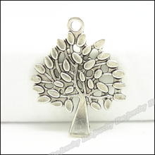 40  pcs Vintage Charms Tree Pendant Antique silver Fit Bracelets Necklace DIY Metal Jewelry Making 2024 - buy cheap
