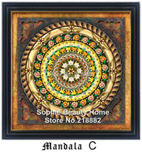 Nova pintura diamante imagem de strass diamante bordado mosaico ponto cruz dmc 5d universo meditação mandala série c 2024 - compre barato