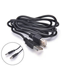 1m/1,5 m USB 2,0 свинцовый Удлинительный кабель жила штекер для муфтовый стыковочный переводник короткий USB 2,0 Удлинительный кабель 2024 - купить недорого