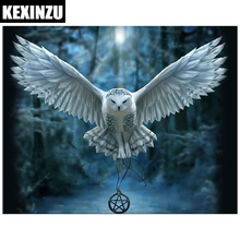 5D Diy Diamond Painting -White Eagle pentagram- Cross Stitch Kits Full Drill Resin Diamond Embroidery Needlework Diamond Mosaic 2024 - compre barato