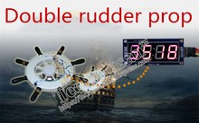 NEW High popularity props Double rudder magnetic induction Twin rudder mechanism LED display real life room escape room prop 2024 - buy cheap