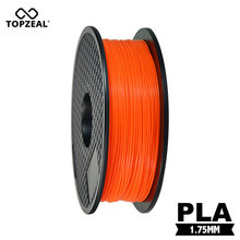 TOPZEAL-filamento PLA para impresora 3D, materiales naturales, suministros de impresora 3D, naranja, 1,75mm, 1KG 2024 - compra barato