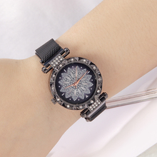 2019New Fashion Ladies Watch Womens Flower Casual Mesh belt Analog Quartz Wrist Watches Quartz Clock Gifts Relogio Feminino 2024 - buy cheap