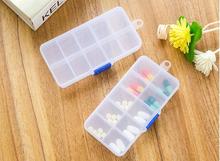 Transparent plastic detachable jewelry box storage box store content box household small portable PCS fishing gear box 2024 - buy cheap