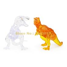 Diy Funny Dinosaur 3d Crystal Puzzles Wild Animal Assembled Model Children Play Toys For Boy Toy 2024 - buy cheap