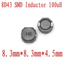 NEW SMD Inductors 8D43 100UH Chip inductor 8*8*4.5mm CDRH 8D43 101 uh Shielding Power inductance 500 PCS 2024 - buy cheap