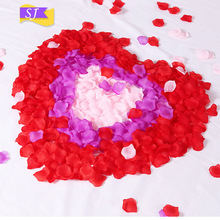 5packs simulation 8g non-woven rose petals wedding room decoration wedding supplies 2024 - buy cheap