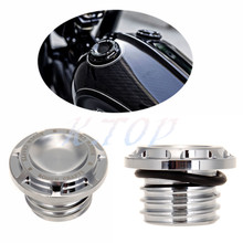 Motorcycle Chrome CNC Aluminum Rough Crafts Aluminum Fuel Gas Oil Cap For Harley Sportster XL 1200 883 1996-2014 2024 - buy cheap
