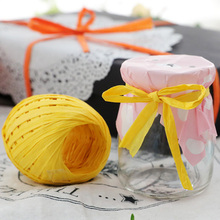 1Roll 20M Raffia Ribbon Paper Rope Natural Packaging Rope DIY Gift Decorations Wedding Party Supplies Package Gifts Baby Shower 2024 - buy cheap