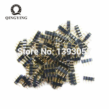500pcs 4pin male needle LED Strip connector, double 4 pin golden metal feet, for LED RGB strip connecting 2024 - buy cheap