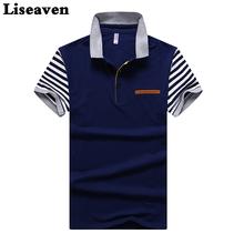 Liseaven, Camisa Polo de algodón para hombre, Polos de manga corta, camiseta informal para hombre, Camisa de cuello vuelto para hombres, Tops y camisetas 2024 - compra barato