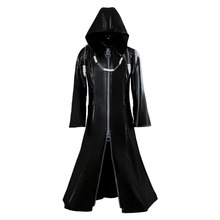 Disfraz de la Organización XIII Kingdom Hearts, uniforme negro con abrigo, para Halloween y Carnaval 2024 - compra barato