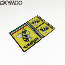 3PCS Moto GP Racing Animal Bee Italy Flag Motorcycle Car Sticker Decals Reflective for Vespa Honeybee 2024 - buy cheap