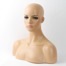 Fiberglass Girl Mannequin Head Bust Sale For Wigs Jewelry And Hat Display 2024 - buy cheap