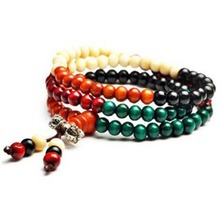  new Fashion Sandalwood Buddhist Buddha Meditation 6mm 108 Prayer Bead Mala Bracelet Necklace free shipping 2024 - buy cheap