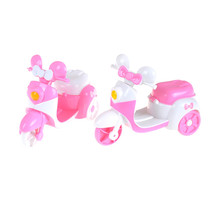 Boneca accesorimprime rosa 16*7*11.8cm, motocicleta pode ser sentada por bonecas para carros de brinquedo infantil, presentes para crianças, casa de brinquedo fofa 2024 - compre barato