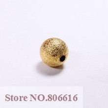 10MM (100pcs) Gold Color & Metal Copper Loose Bead Dull Polish DIY Jewelry Findings Accessories 2024 - buy cheap