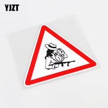 YJZT 11CM*9.5CM LADY GANGSTER Car-styling Car Window Sticker Decal PVC Accessories 13-0831 2024 - buy cheap