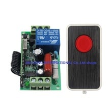 AC220V 1CH 10A Remote Control Light Switch Relay Output Radio Receiver Module and  1 Keys Transmitter 2024 - buy cheap