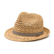 100% hecho a mano las mujeres de paja de verano de sombrero Fedora para hombres, sombrero de playa sombrero de sol sombrero niño Sombrero de Panamá sombrero de gángster 25 2024 - compra barato